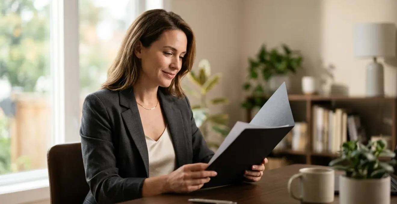 Propriétaire investisseur serein gérant son bien locatif