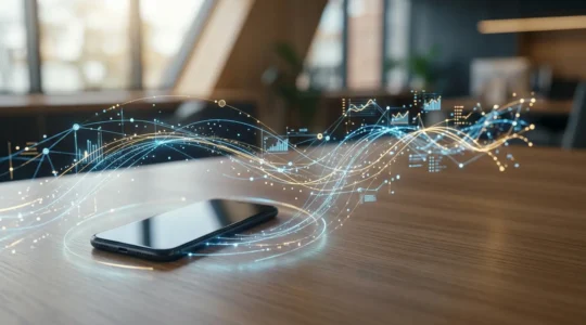Concept d'innovation financière et de transformation bancaire numérique