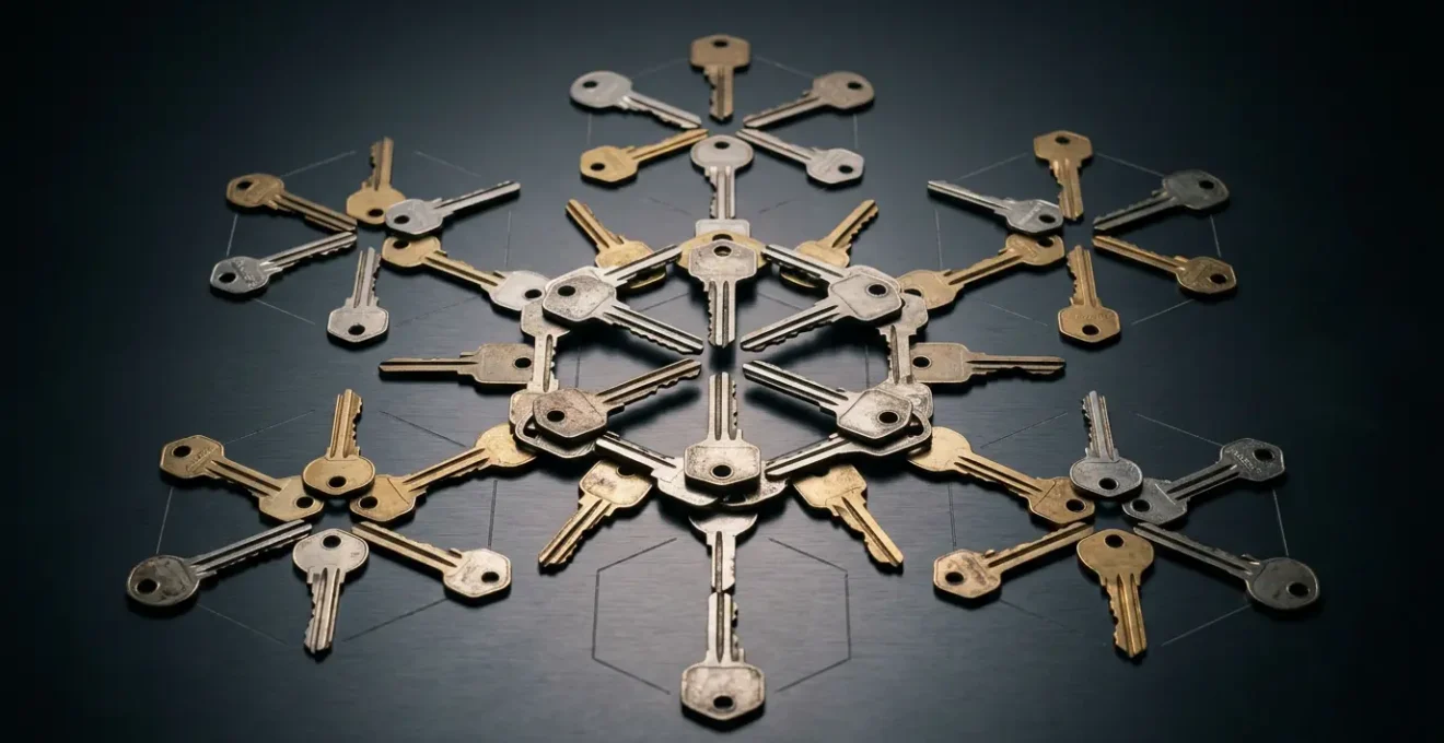 Concept de sécurité numérique avec des éléments de cryptographie et de protection des actifs financiers