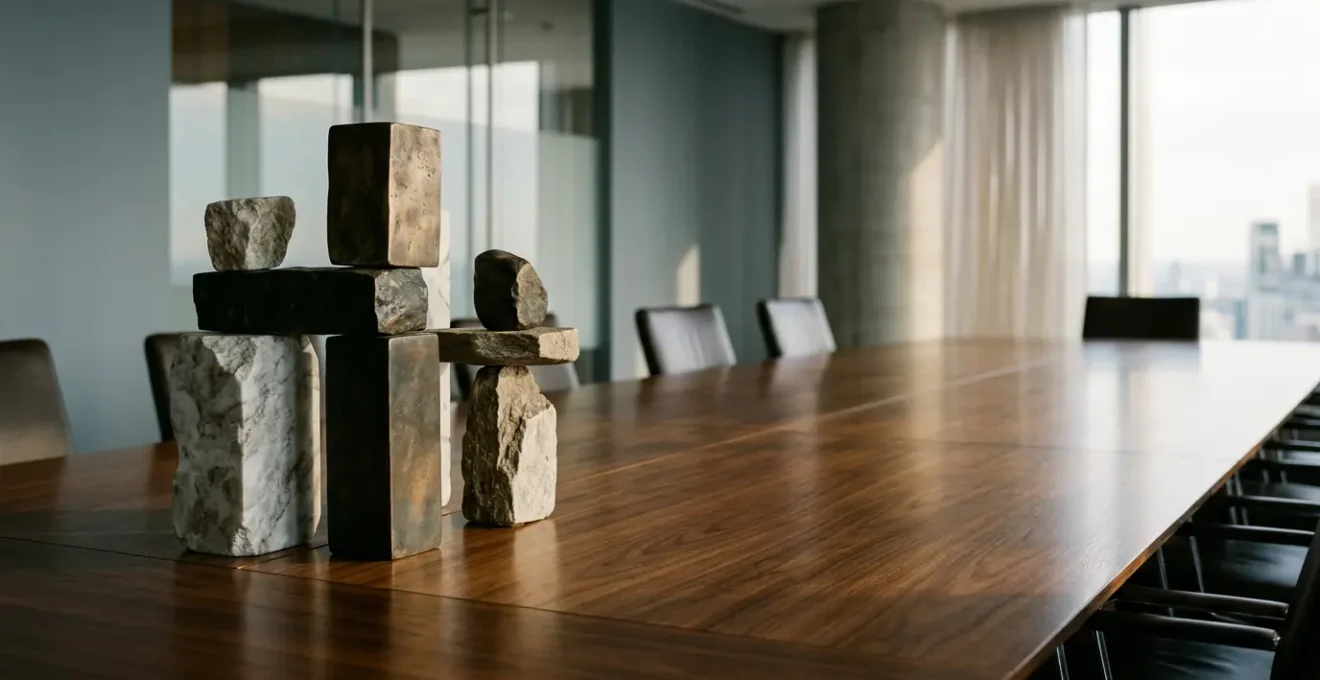 Concept de stabilité financière illustrant la résilience des grandes capitalisations boursières françaises en période d'incertitude économique